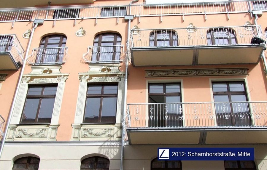 Ehemaliges Reichspostverteilamt zu Wohnungen umgebaut, 2012 Berlin-Mitte, Etagenwohnung