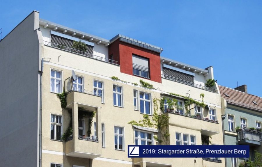 Loft-Living im Dachgeschoss mit uneinsehbarer Dachterrasse, 2019 Berlin Prenzlauer Berg, Dachgeschosswohnung