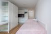 Urban investieren in Berlin - F'hain: junges 1‑Zimmer‑Apartment nahe Spree, starke Mieteinnahmen - Alles in einem Raum